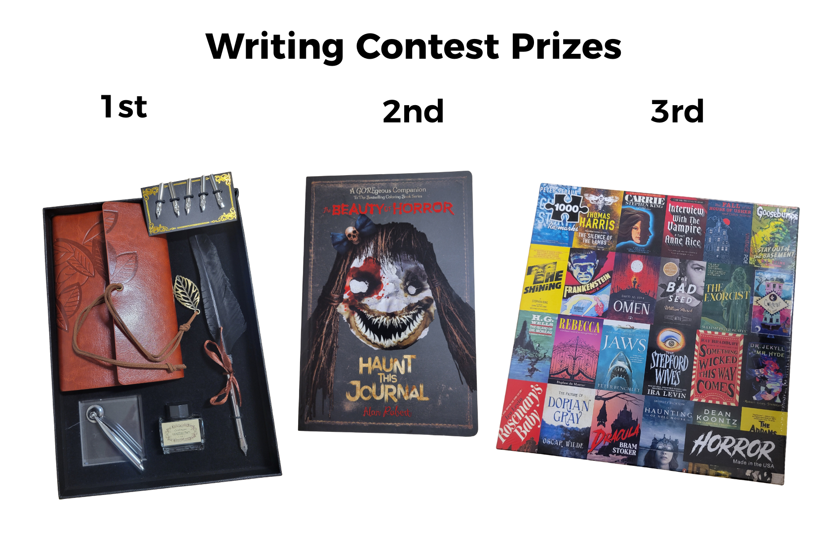 SOTP Writing Contest prizes