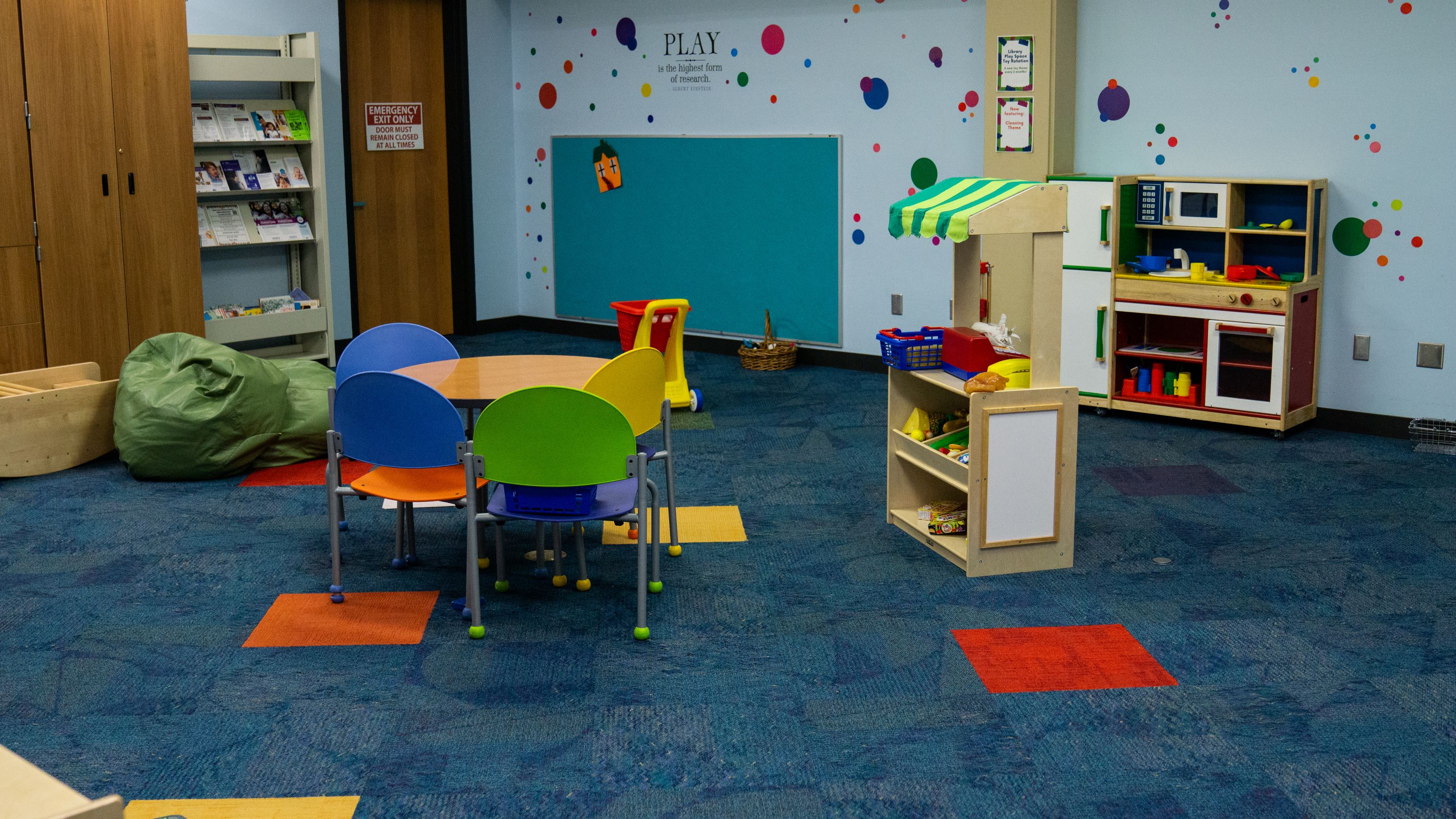 Play and Learn room at the Downtown Library.
